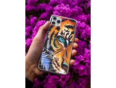 Coque Tigre eyes en gel pour iPhone 15 Pro max