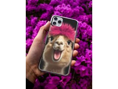 Coque Lama funcky en gel pour iPhone 15 Pro max