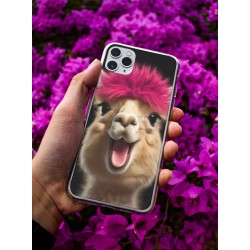 Coque Lama funcky en gel pour iPhone 15 Pro max