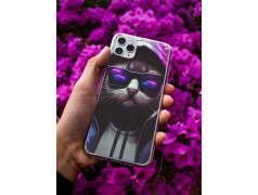 Coque Rap cat en gel pour iPhone 15 Pro max