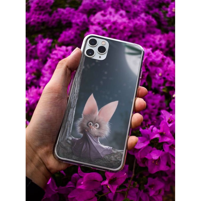 Coque Souris chat en gel pour iPhone 15 Pro max