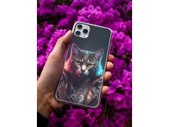 Coque Chat perfecto en gel pour iPhone 15 Pro max