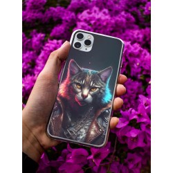 Coque Chat perfecto en gel pour iPhone 15 Pro max