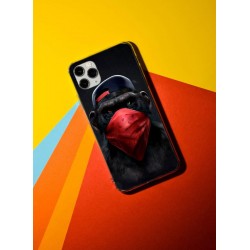 Coque Bandana rouge en gel pour iPhone 15 Pro max