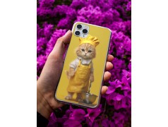 Coque chat cuisine en gel pour iPhone 15 Pro max