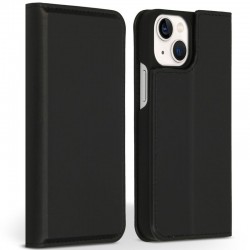 Etui noir portefeuille pour iPhone 13