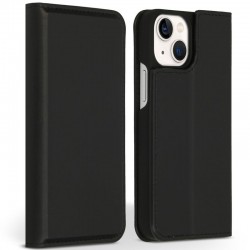 Etui noir portefeuille pour iPhone 13  mini