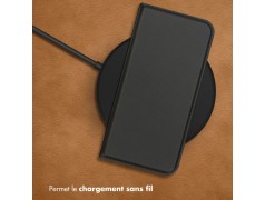 Etui noir portefeuille pour iPhone 15+
