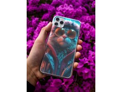 Coque cat rock en gel pour iPhone 15 Pro