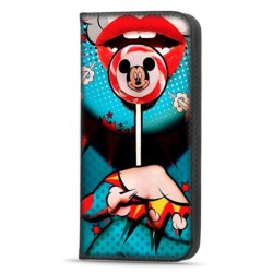 Etui portefeuille sucette souris pour iPhone 15 pro max