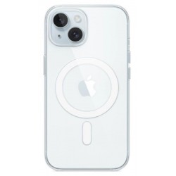 Coque transparente compatible Magsafe pour iPhone 15