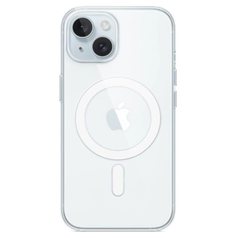 Coque transparente compatible Magsafe pour iPhone 15