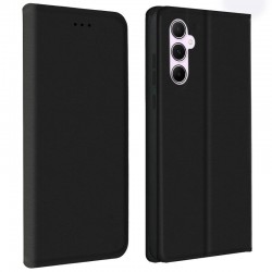 Etui portefeuille noir pour SAMSUNG GALAXY A55 5G