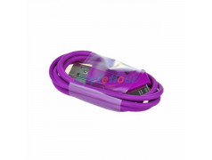 Câble USB mauve pour Iphone, Ipad et Ipod .