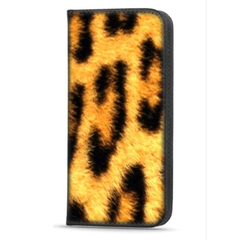 Etui portefeuille Léopard pour SAMSUNG GALAXY S25 Ultra