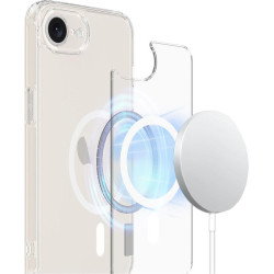 Coque transparente Magsafe pour iPhone 16e