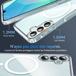 Coque Samsung S25+ compatible Magsafe et induction