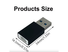Bloqueur de données USB vers  USB-C - Protégez votre smartphone