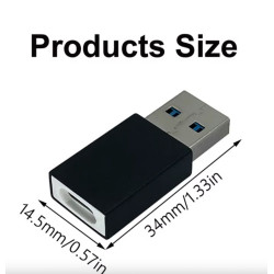 Bloqueur de données USB vers  USB-C - Protégez votre smartphone
