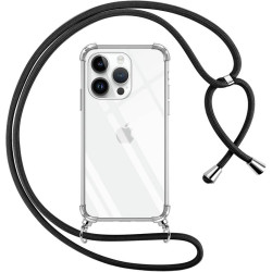 Coque cordon transparente pour iPhone 16 Pro MAX