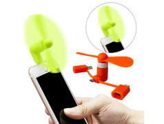 Mini Ventilateur USB 3 en 1 Noir - Compatible Smartphone, iPhone, Android | Phone-Boutique.com