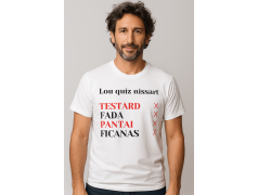 Tee-shirt niçois Lou quiz nissart Homme Taille XL
