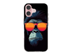 Coque singe en gel pour iPhone 17
