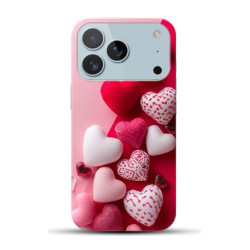 Coque Coeurs en gel pour iPhone 17 Pro MAX