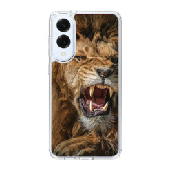 Coque Lion en gel pour SAMSUNG GALAXY S25 Edge