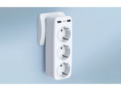 Chargeur Secteur XO WL08EU - 3 Prises AC + 2 Ports USB