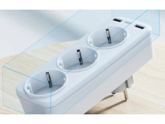 Chargeur Secteur XO WL08EU - 3 Prises AC + 2 Ports USB