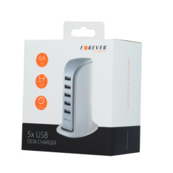 Chargeur multi USB Forever 5 x 6A