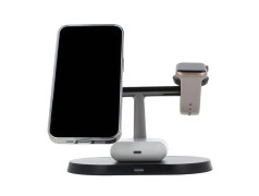 Chargeur sans fil 3-en-1 Maxlife MXWC-03 15W Noir – Compatible MagSafe