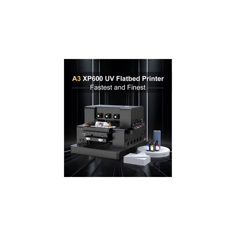 Imprimante UV A3 XP600 – Impression professionnelle Imprimante UV A3 XP600 – Impression professionnelle