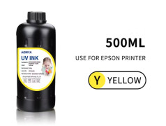 Encre UV Jaune 500ml – Impression UV et UV DTF haute qualité
