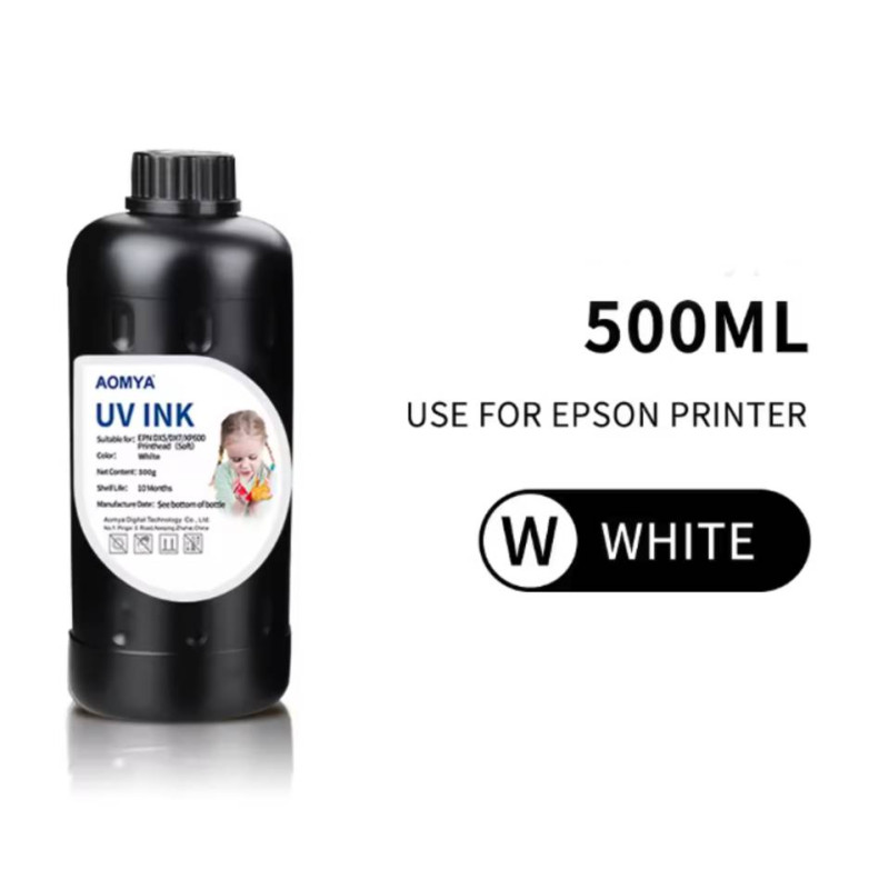 Encre UV Blanche – Impression UV et UV DTF haute qualité Encre UV Blanche – Impression UV et UV DTF haute qualité
