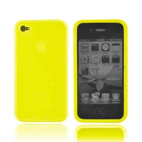 coque iphone 4 jaune