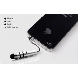  MINI Stylet argente pour Iphone,ipad et Ipod touch .