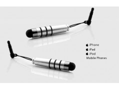  MINI Stylet argente pour Iphone,ipad et Ipod touch .