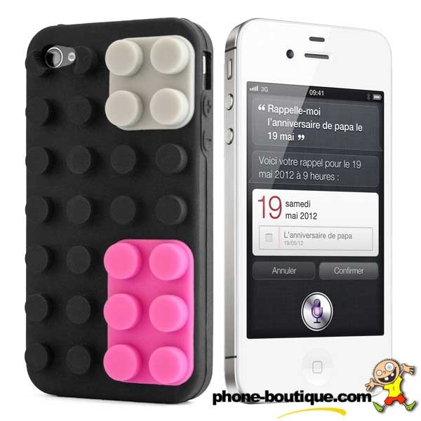 Coque Lego Noire Pour Iphone 4 Et 4s 8 53