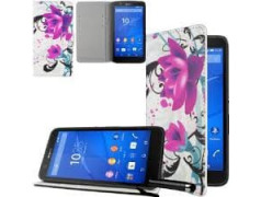 Etuis Cuir pour SONY XPERIA E4 G