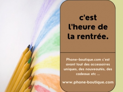 La rentrée chez phone-boutique.com